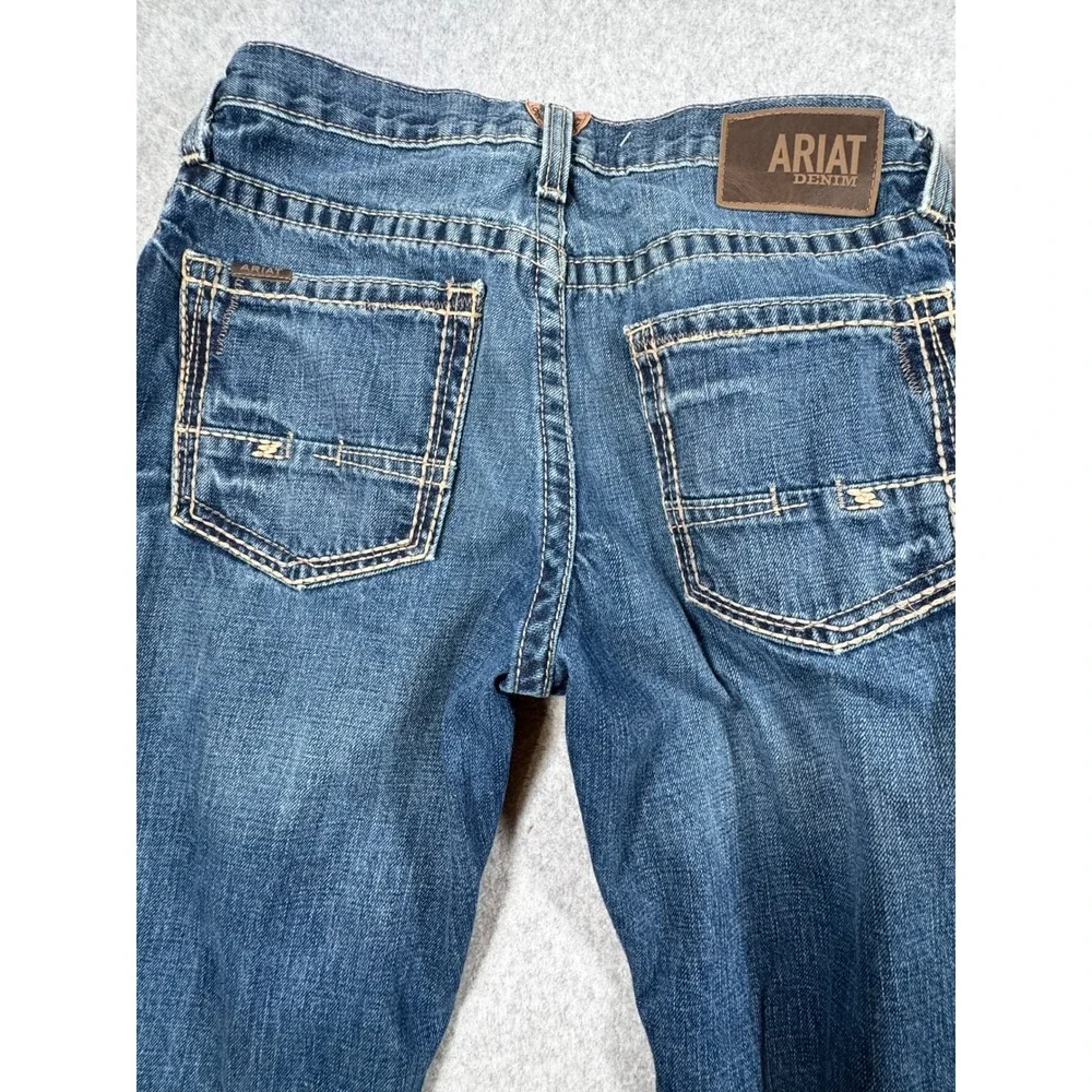 Ariat M4 Relaxed Boot Cut Jeans Mens 31x30 Medium Wash Denim Western Workwear